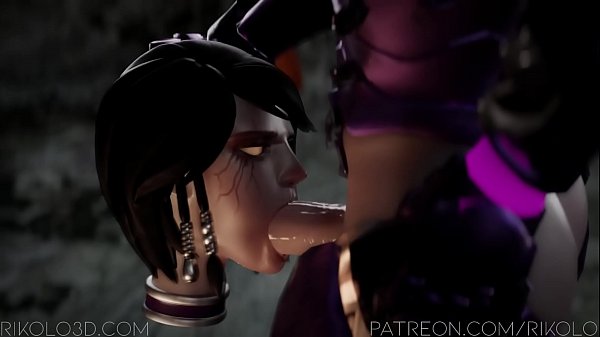 Futa Mercy x Ashe / Futa Pharah Giving Herself Head [Sound]