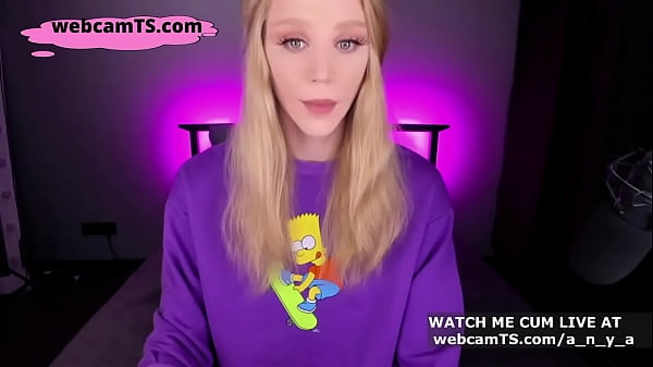 Teen Big Cock Blonde Shemale live at webcamTS.com