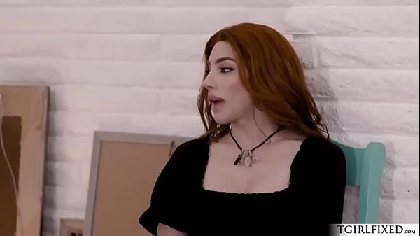 Busty shemales foursome with females