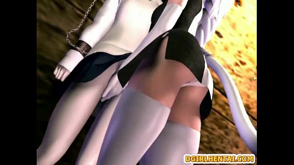 Furry hentai shemale ghetto fucked a chained anime cutie