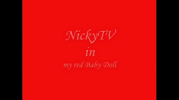 NickyTV in my red b. Doll