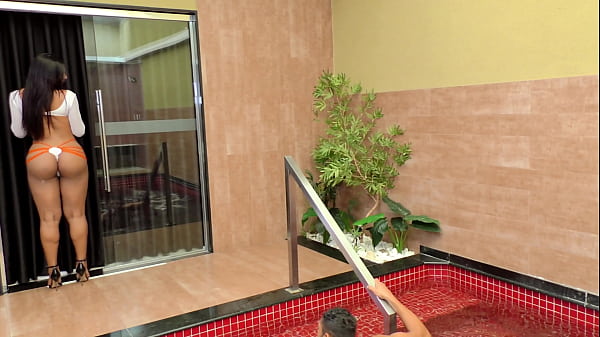 Busty Tgirl Drika Lima Cums After Getting Double Analed DT602