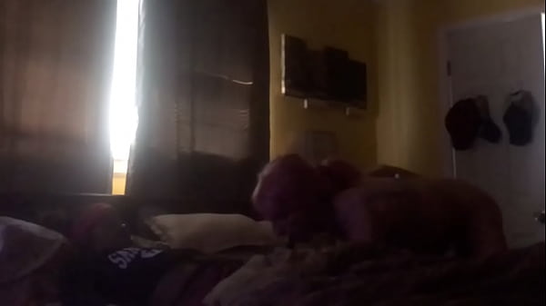 Kristin stroking and sucking long black dick