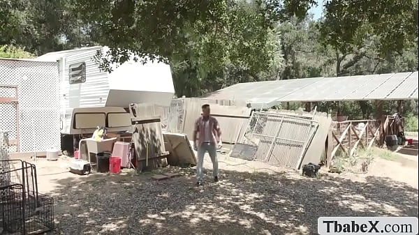 Space Trans Emma Rose analed by farmers big cock