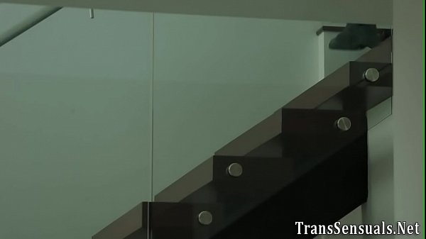 Ts babe strapon fucked