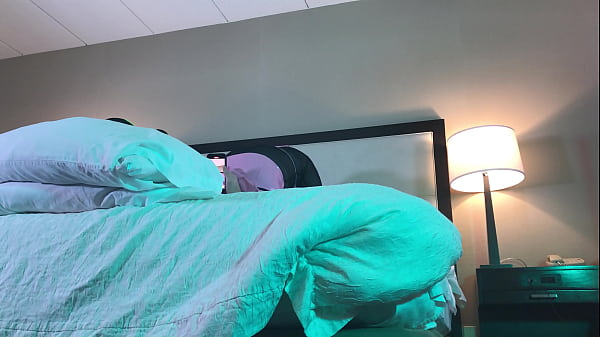 TS in Chastity Fucked Reverse Cowgirl Raw